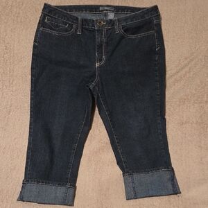 Apt. 9 Dark Blue Cropped Women's Jeans